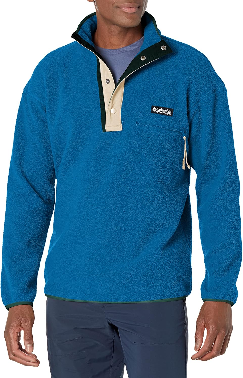 

Columbia Мужская флисовая куртка Helvetia Half Snap, Purple Lotus