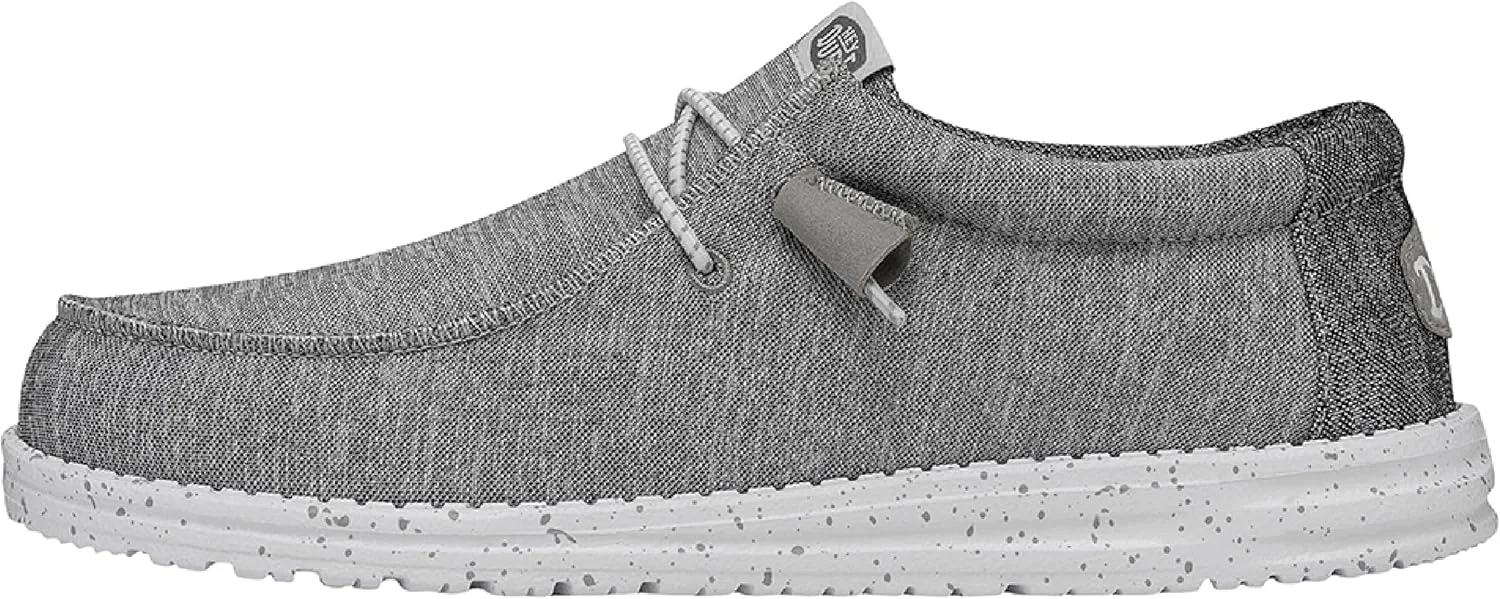 HEYDUDE - Мужские спортивные вязаные туфли Wally Sport - Слипоны - Мокасины, Gray