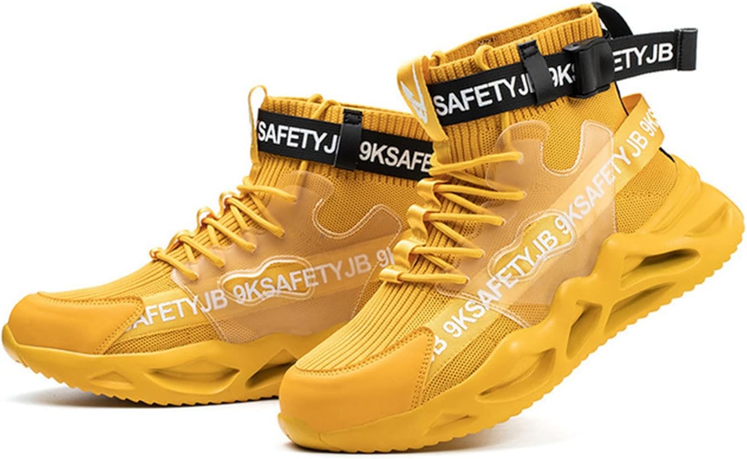 

Мужские защитные ботинки с металлическим носком, для промышленного и строительного использования, дышащие кроссовки, легкие, противоскользящие (Цвет: красный, Размер: 11 US) Hisxus