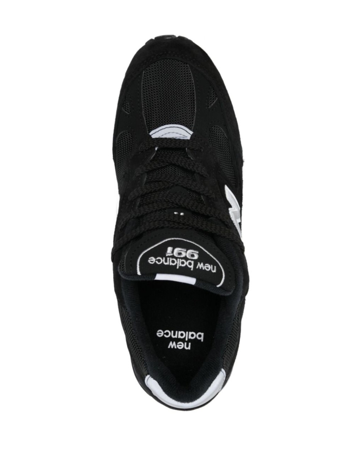 Сделано в Великобритании кроссовки 991v2 New Balance, черный — фото 4