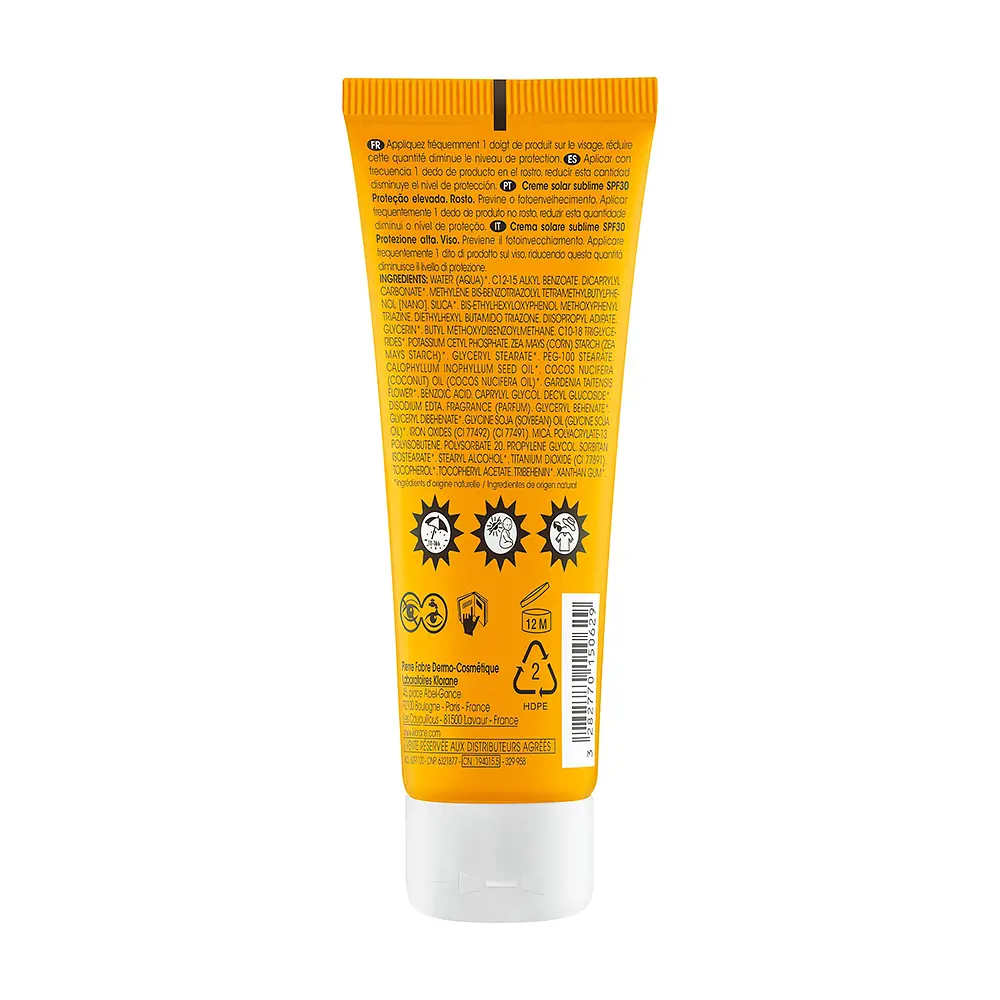 Солнцезащитный крем Polysianes Monoï Y Tamanu Bio Crema Solar Sublime Spf30+ Klorane, 50 мл — фото 2