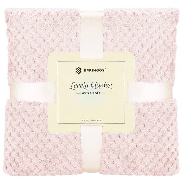 

Одеяло Springos Soft Rosa 150x200 cm, 150x200x2 см, роза