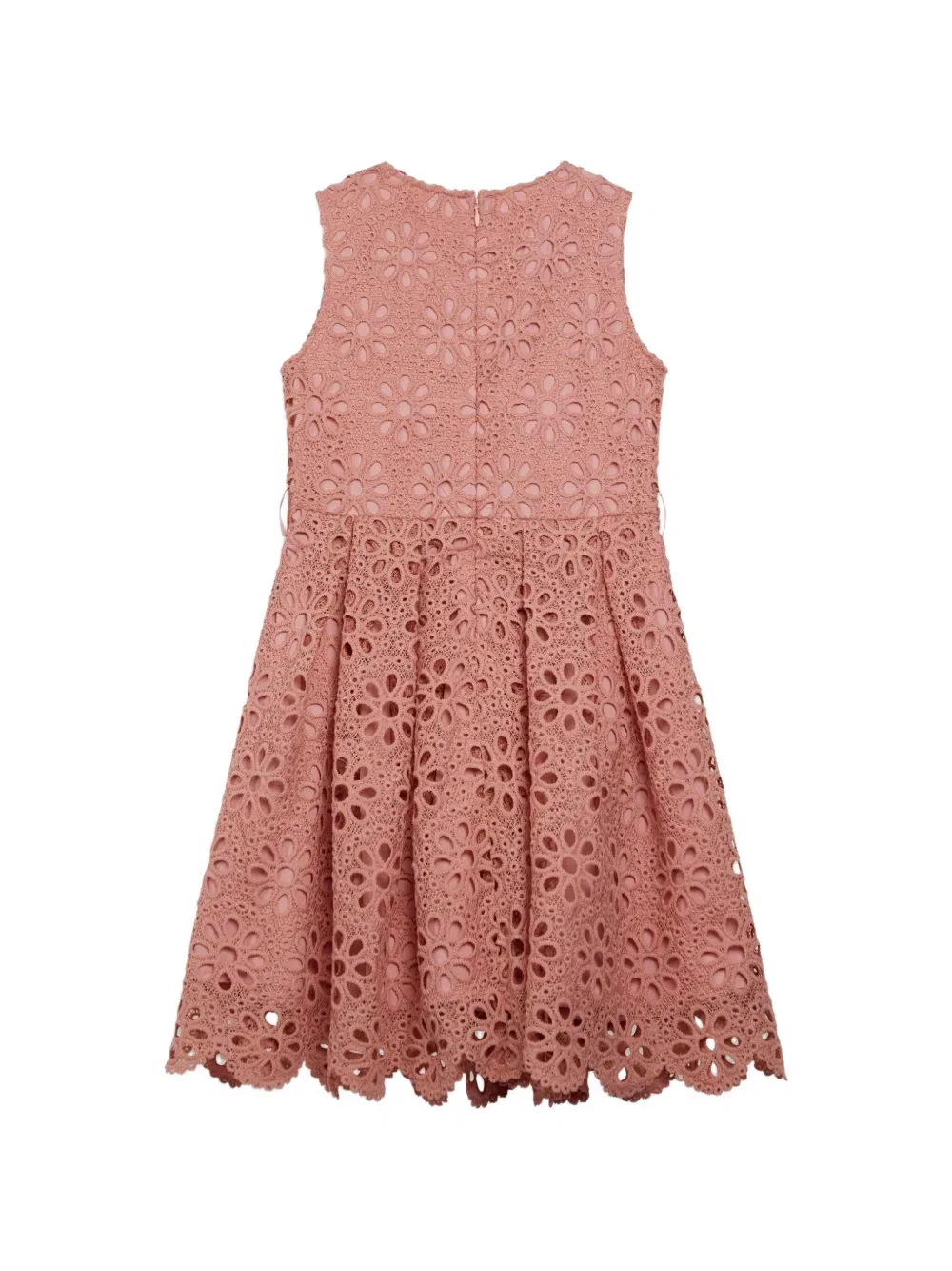 Платье с цветочным кружевом и поясом Guess Kids, розовый — фото 2