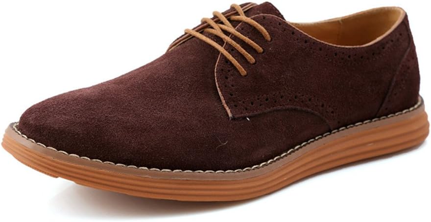 

Мужские классические современные оксфорды ChicWind с шнуровкой из кожи, коричневый