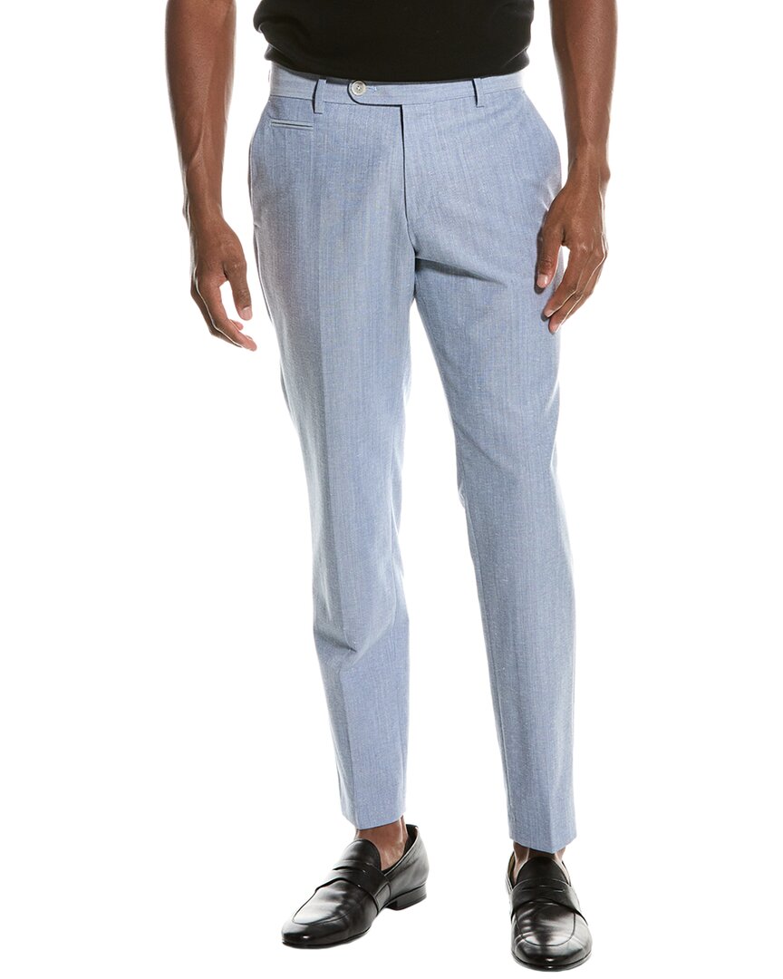 

Брюки BOSS Hugo Boss Genius из смесовой шерсти, синий