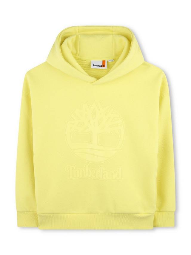 

Детский худи из френч-терри с логотипом Timberland, Straw Yellow