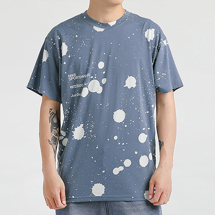 Футболка мужская Ozone Blue/Black/White Nike, синий/черный/белый — фото 3