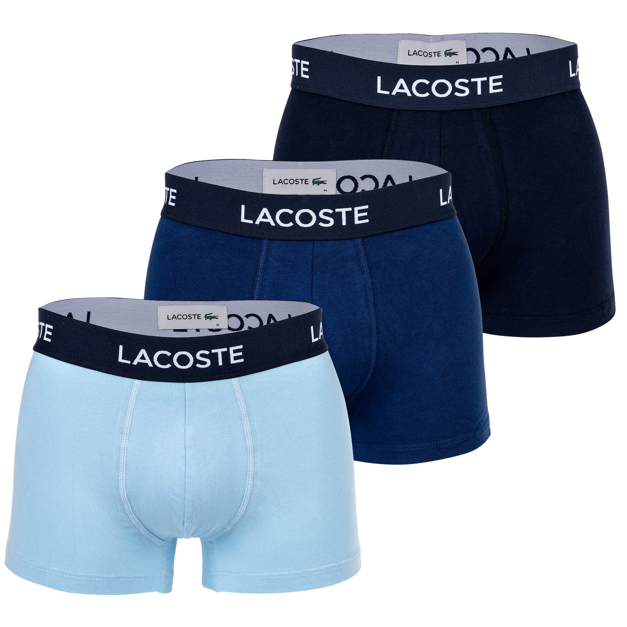 

Боксеры Lacoste Boxershort 3 шт, темно-синий