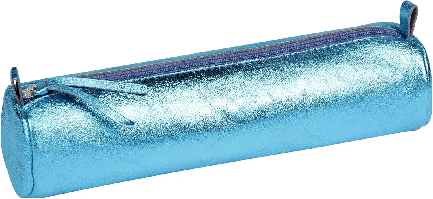 Пенал «Kleo-Pathra Slim Case» из овечьей кожи от Clairefontaine Clairefontaine, Miror Turquoise