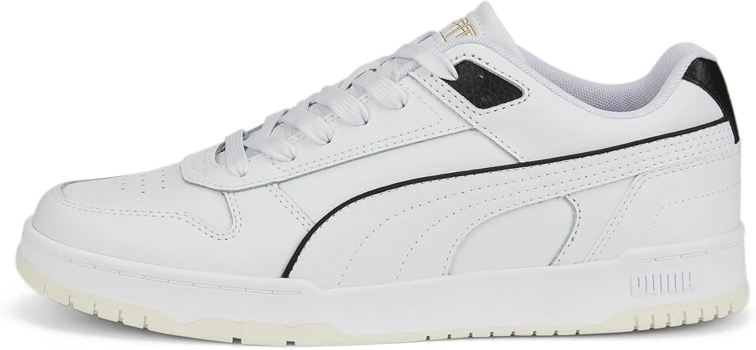 Кроссовки RBD Game Low Track Shoe Puma, белый/черный/золотой