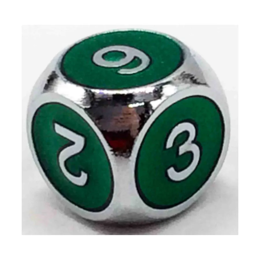 

d6 - Мифический платиновый изумруд, Dire d20's & Single Dice