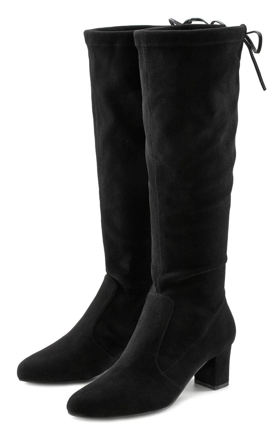 

Ботинки LASCANA Schlupfstiefel, черный