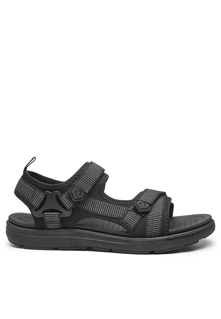 Сандалии на липучке, ремешки, KB1902 Twenty Eight Shoes, черный