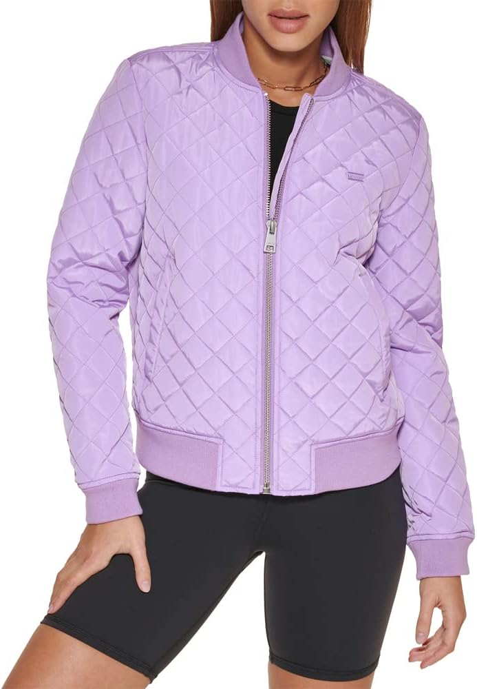 

Levi's Женская стеганая бомбер с бриллиантами, Lilac Mist