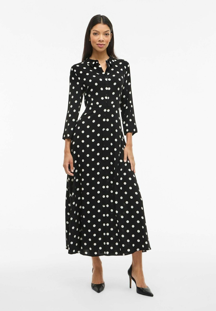 

Платье VILA Maxi dress, Black /Mottled Black