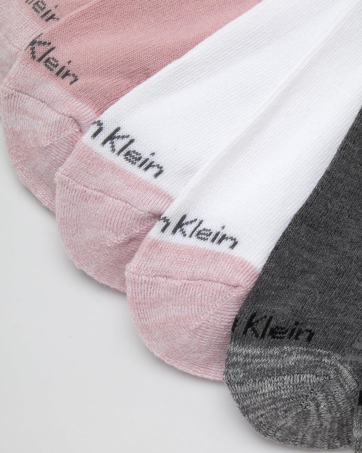 Женские носки Calvin Klein Quarter - упаковка из 6 пар носков с мягкой подошвой, дышащими и низким вырезом для бега, ходьбы и повседневной носки, Heather Grey — фото 4