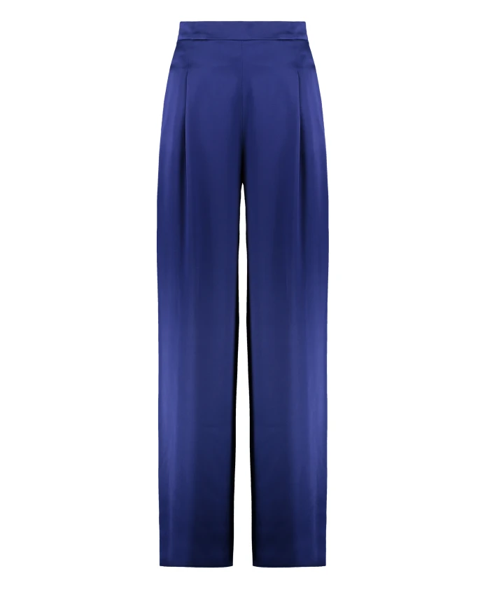 

Атласные брюки Иети Max Mara Studio, синий