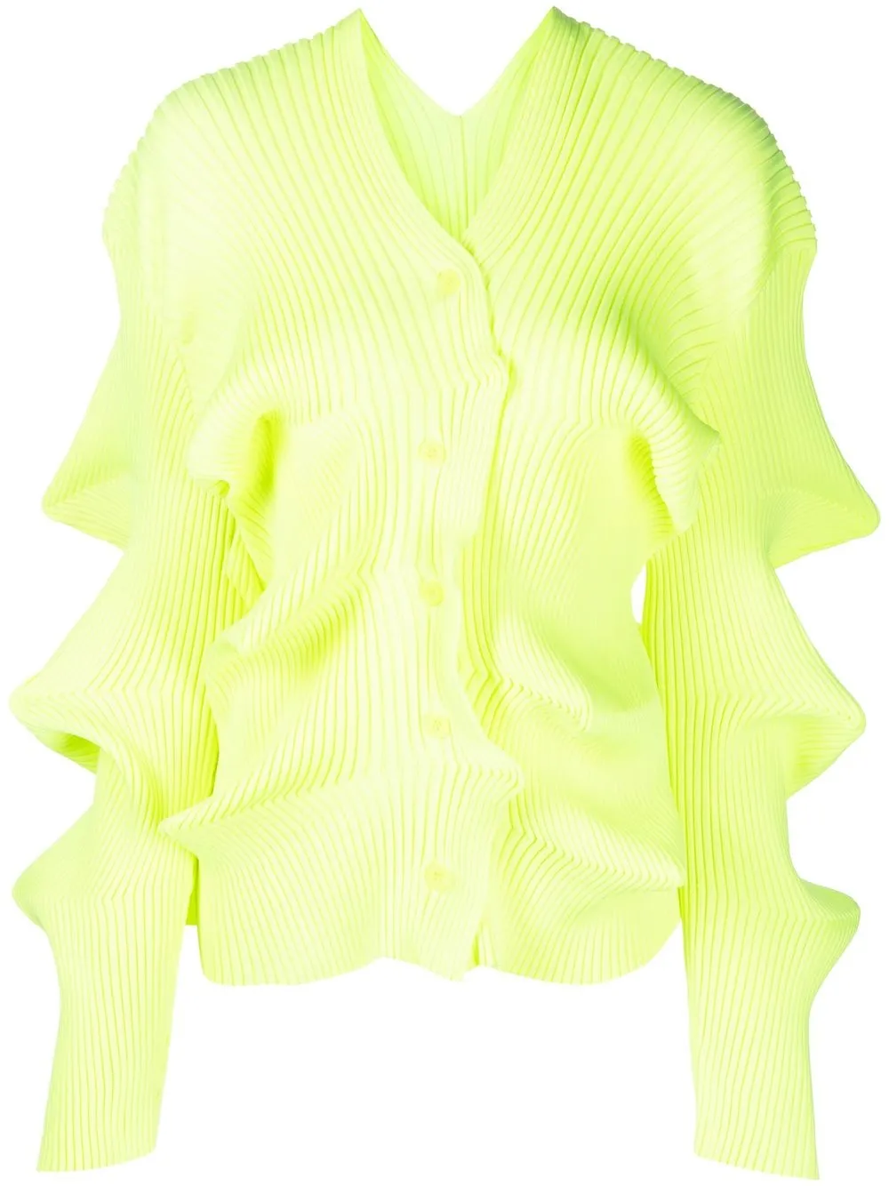 

Кардиган Wavy Detail Twist JNBY, желтый