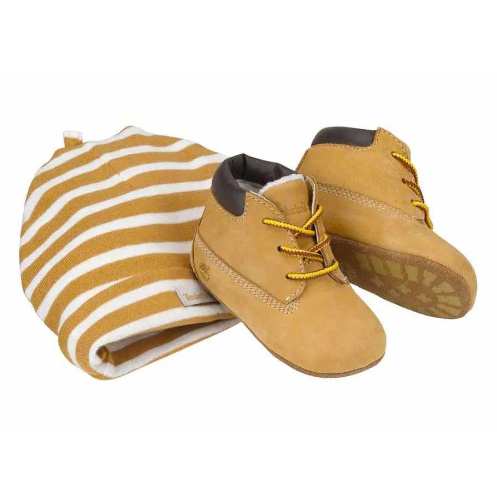 

Детские ботинки Timberland Cribie With Hat кожаные, коричневый