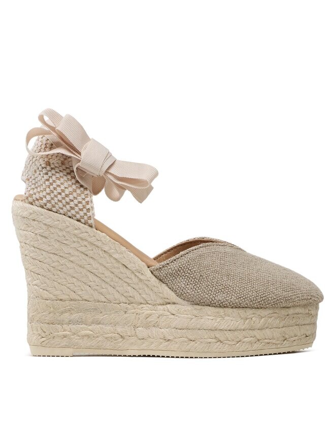 Эспадрильи Manebi Heart-Shaped Wedge Эспадрильи Manebi O 7.1 WH, бежевый