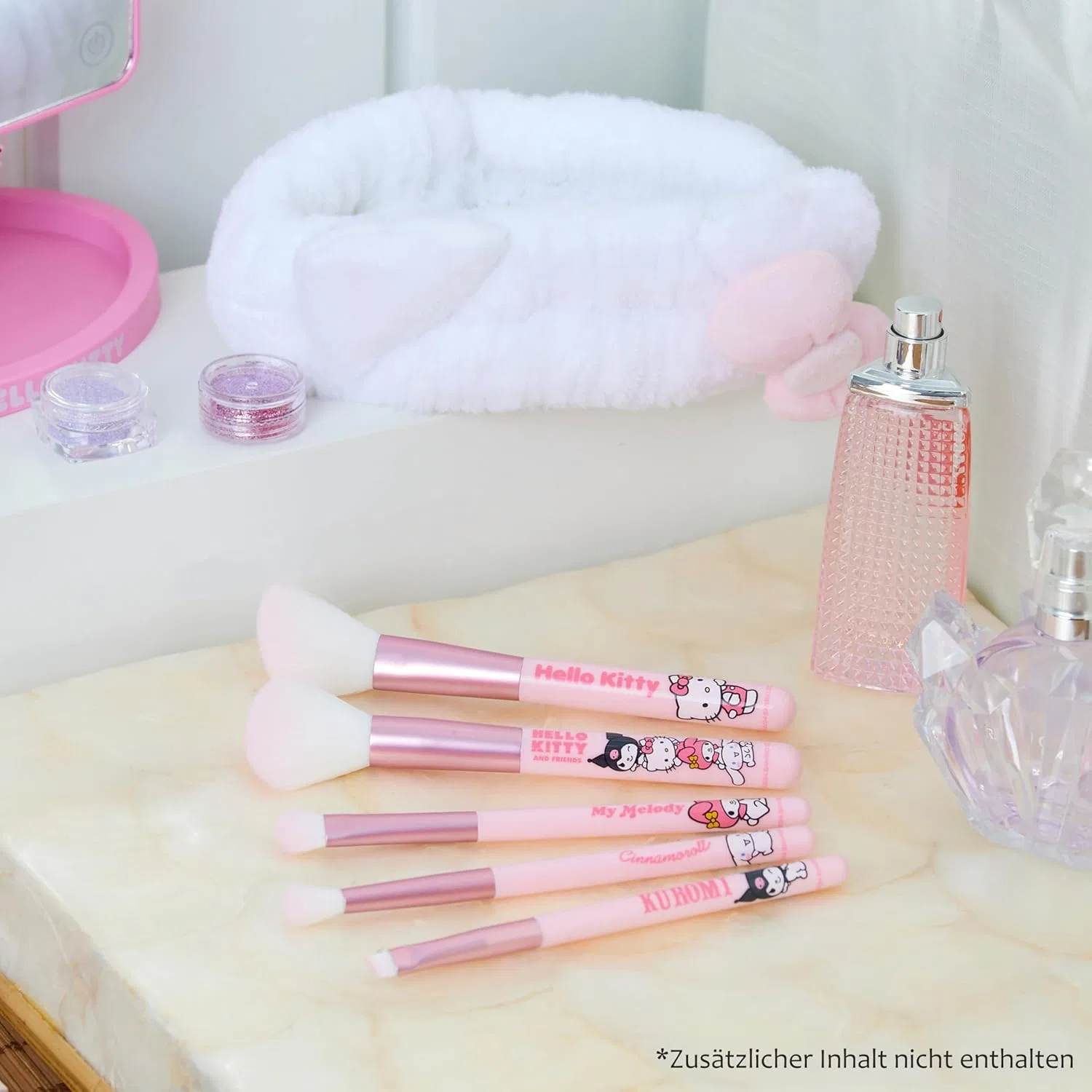 Набор кистей для макияжа Hello Kitty с повязкой на голову Hello Kitty — фото 2