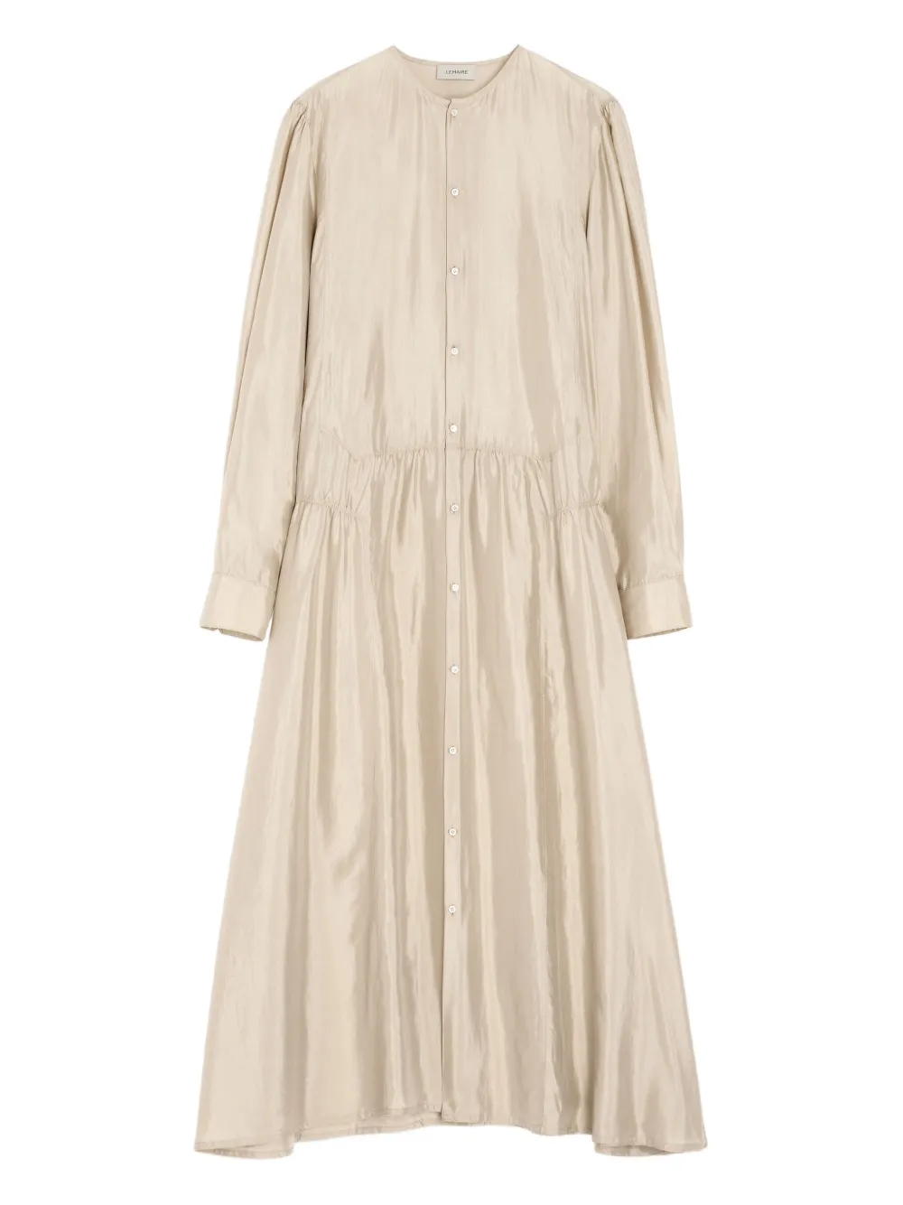 

Платье макси со сборками Lemaire, нейтральный