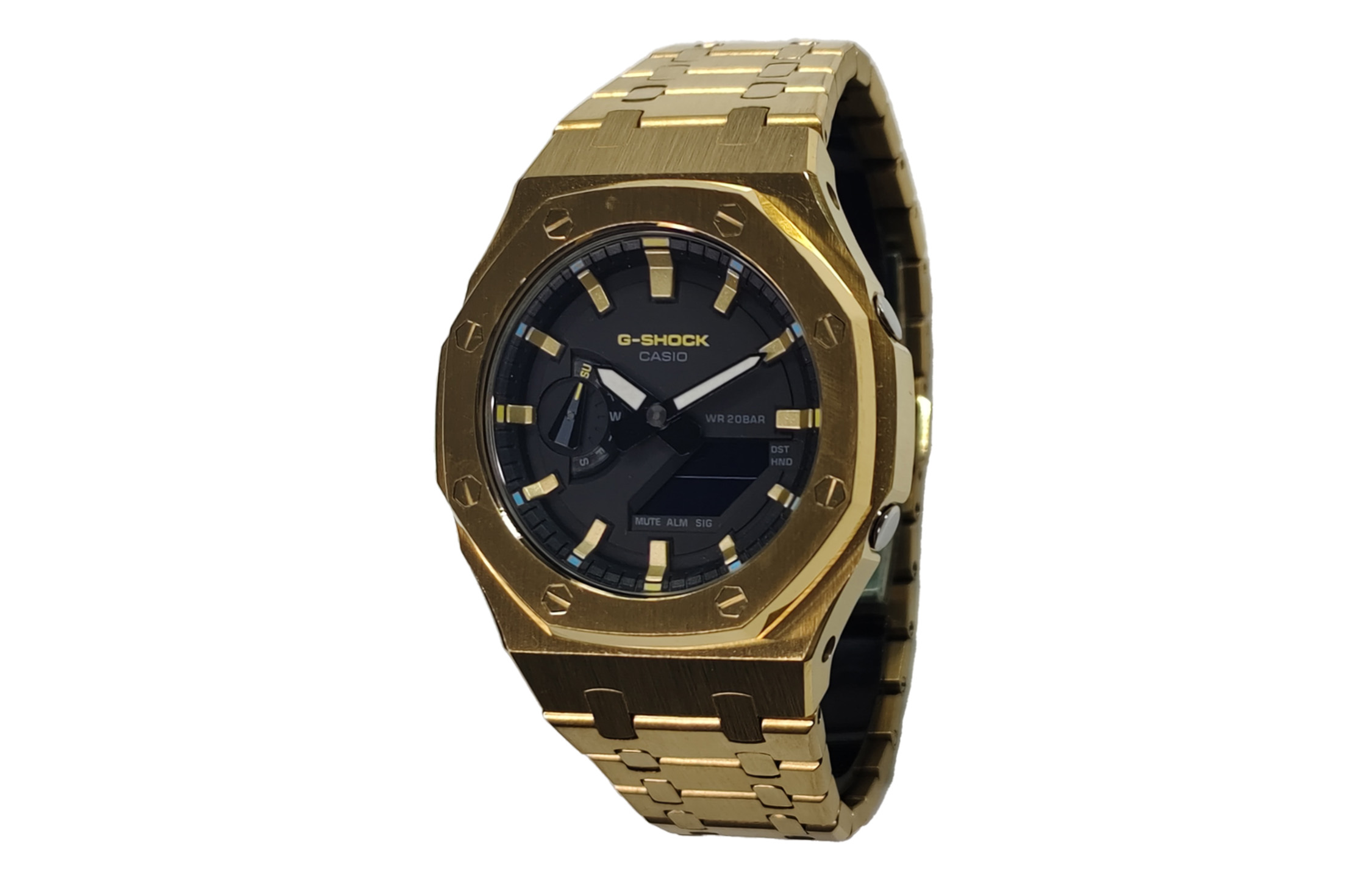 

CASIO Часы Retrofit Series Electronic Movement Stainless Steel Strap Watch Men's Watch Black Dial