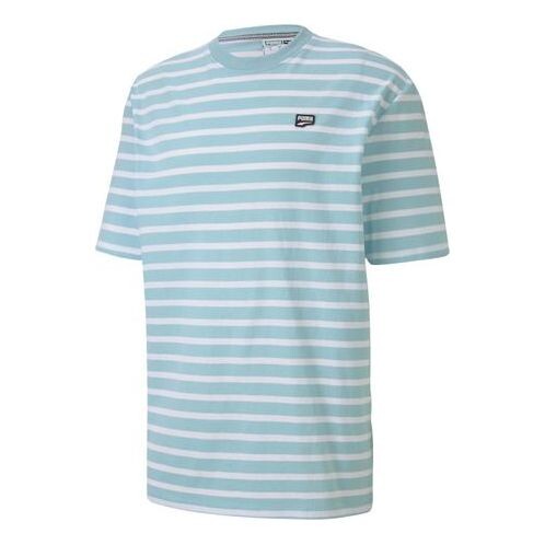 

Футболка downtown strlped stripe round neck short sleeve sky blue Puma, голубой
