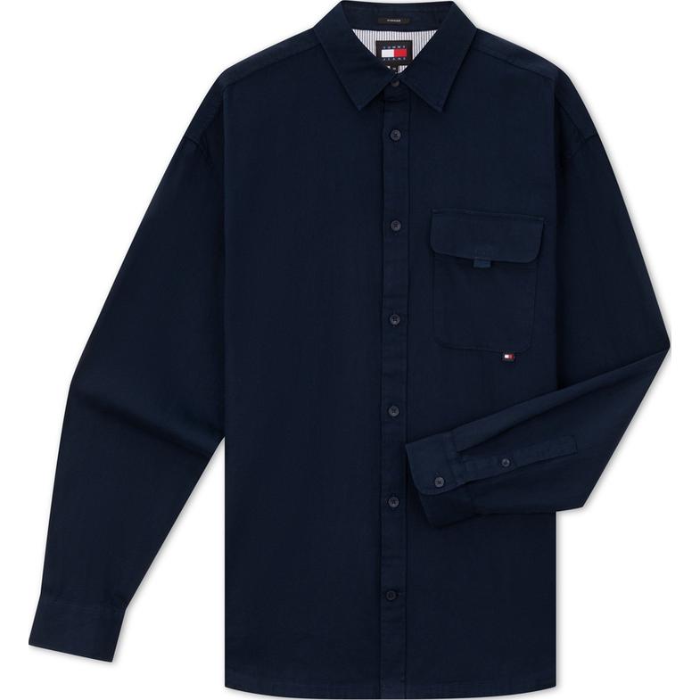 

Рубашка унисекс Tommy Hilfiger, синий