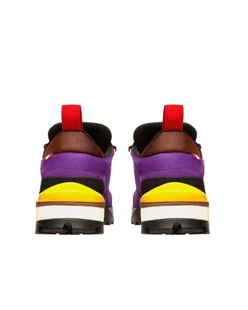 Женские кроссовки Bally Hike 6239705 Mirtillo из телячьей замши и кожи, фиолетовый — фото 3