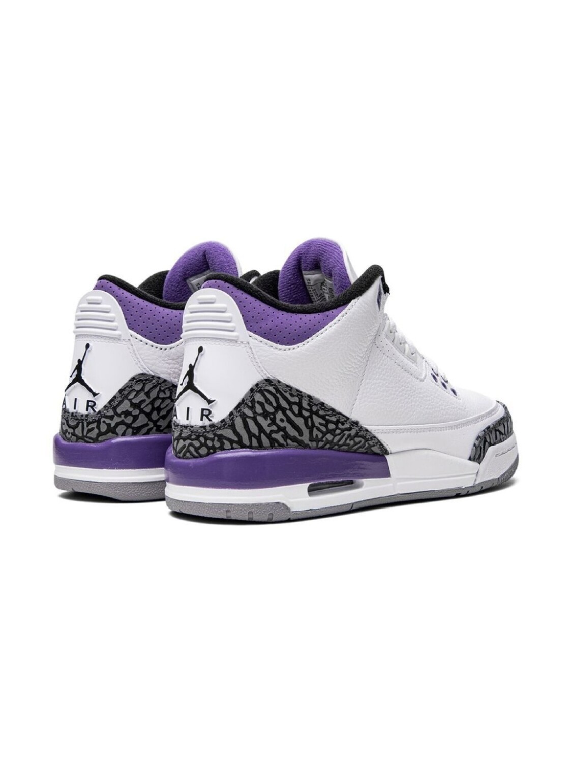 Jordan Kids кроссовки Air Jordan 3 Retro Iris, белый — фото 3