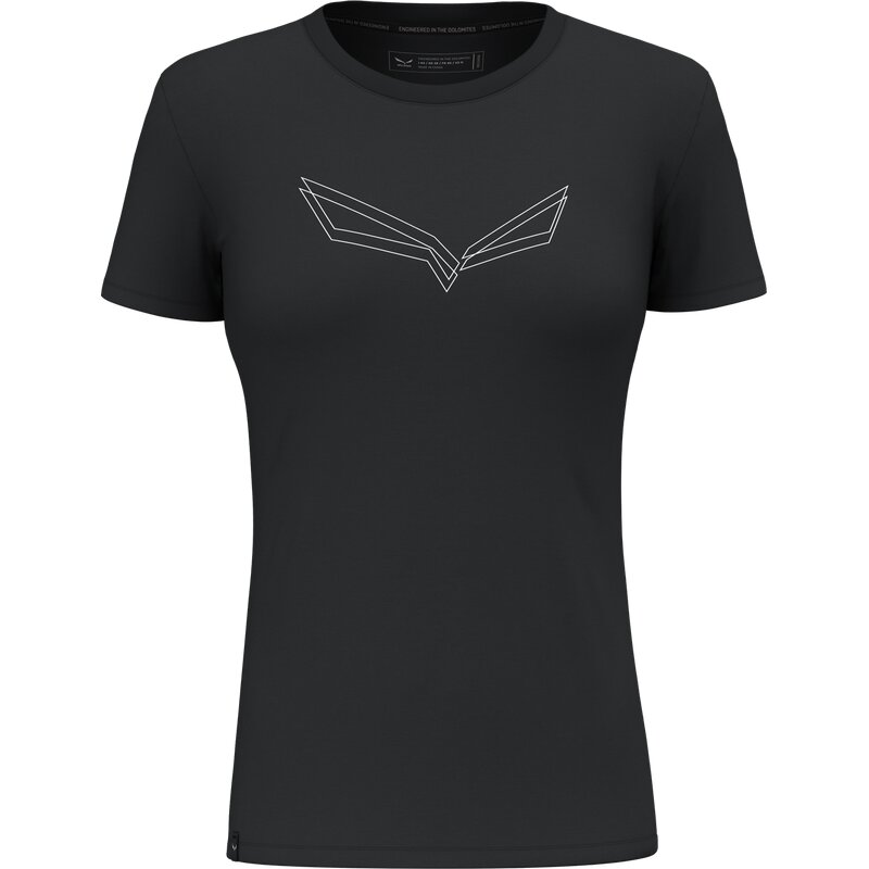 

Рубашка чистая орлиная рамка сухая с футболкой. Salewa, цвет black out melange