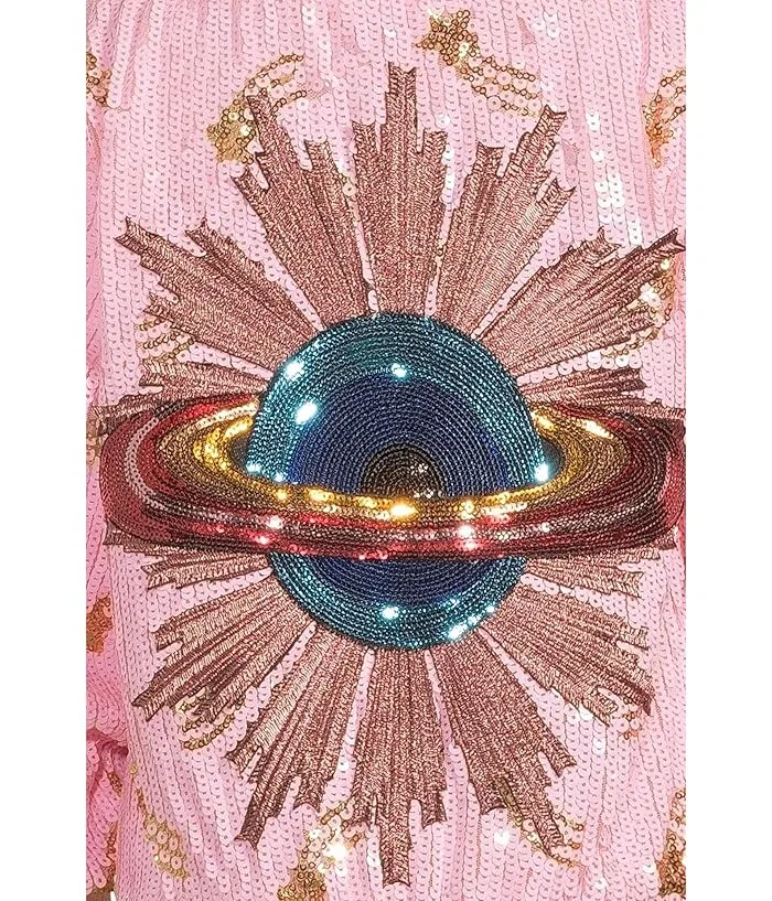 Бомбер Galaxy Star Sequin Lola and The Boys, Pink — фото 3