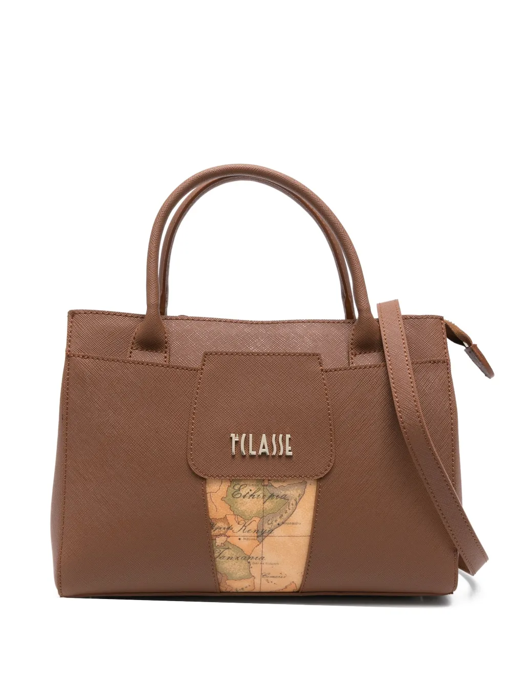 

Сумка-тоут со вставкой ALVIERO MARTINI 1° CLASSE, коричневый