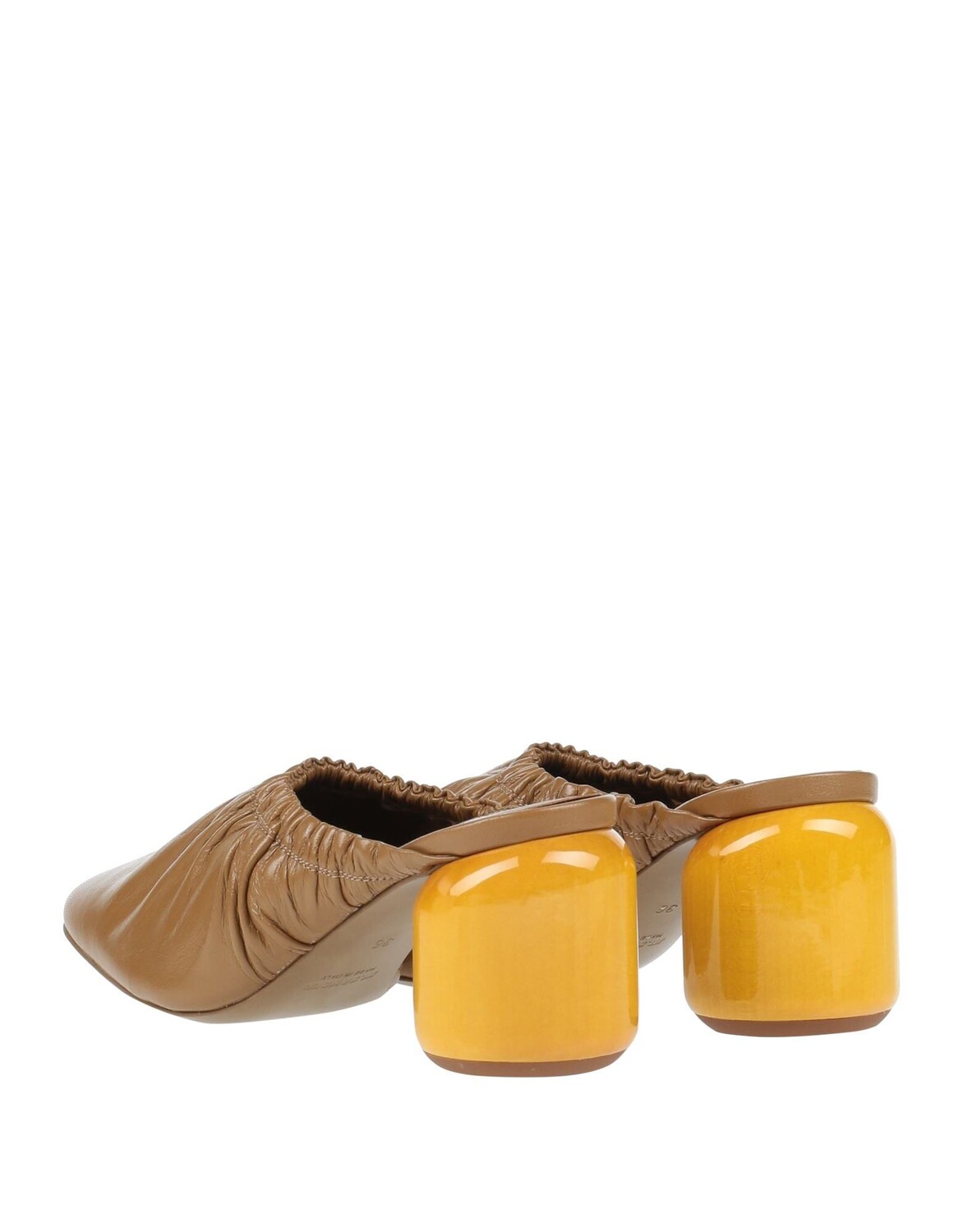 Мюли Jil Sander, хаки — фото 3