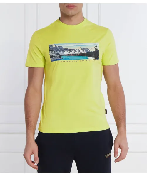 

Футболка s-canada Regular fit Napapijri, зеленый