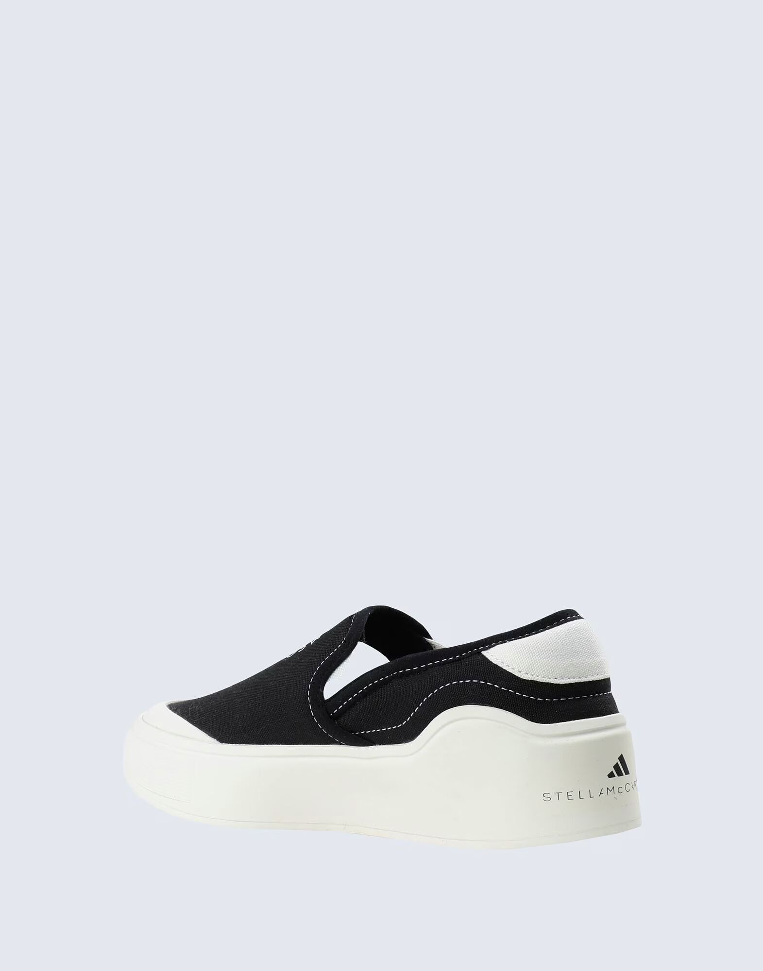 Кроссовки Adidas By Stella Mccartney Court Slip On Shoes Adidas By Stella Mccartney, черный — фото 3