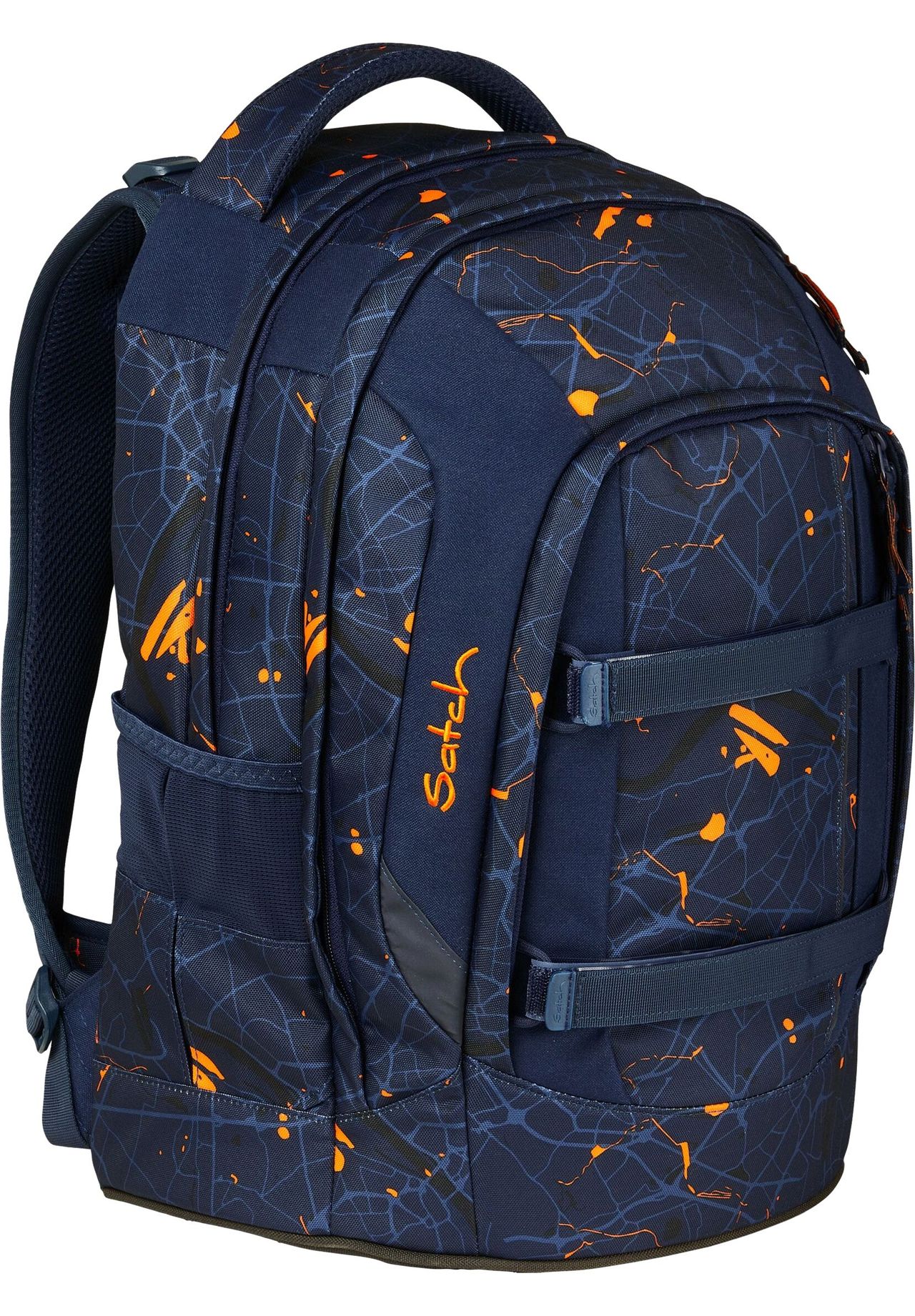 

Рюкзак школьный pack Urban Journey, детский Satch, цвет Schwarz Blau Orange