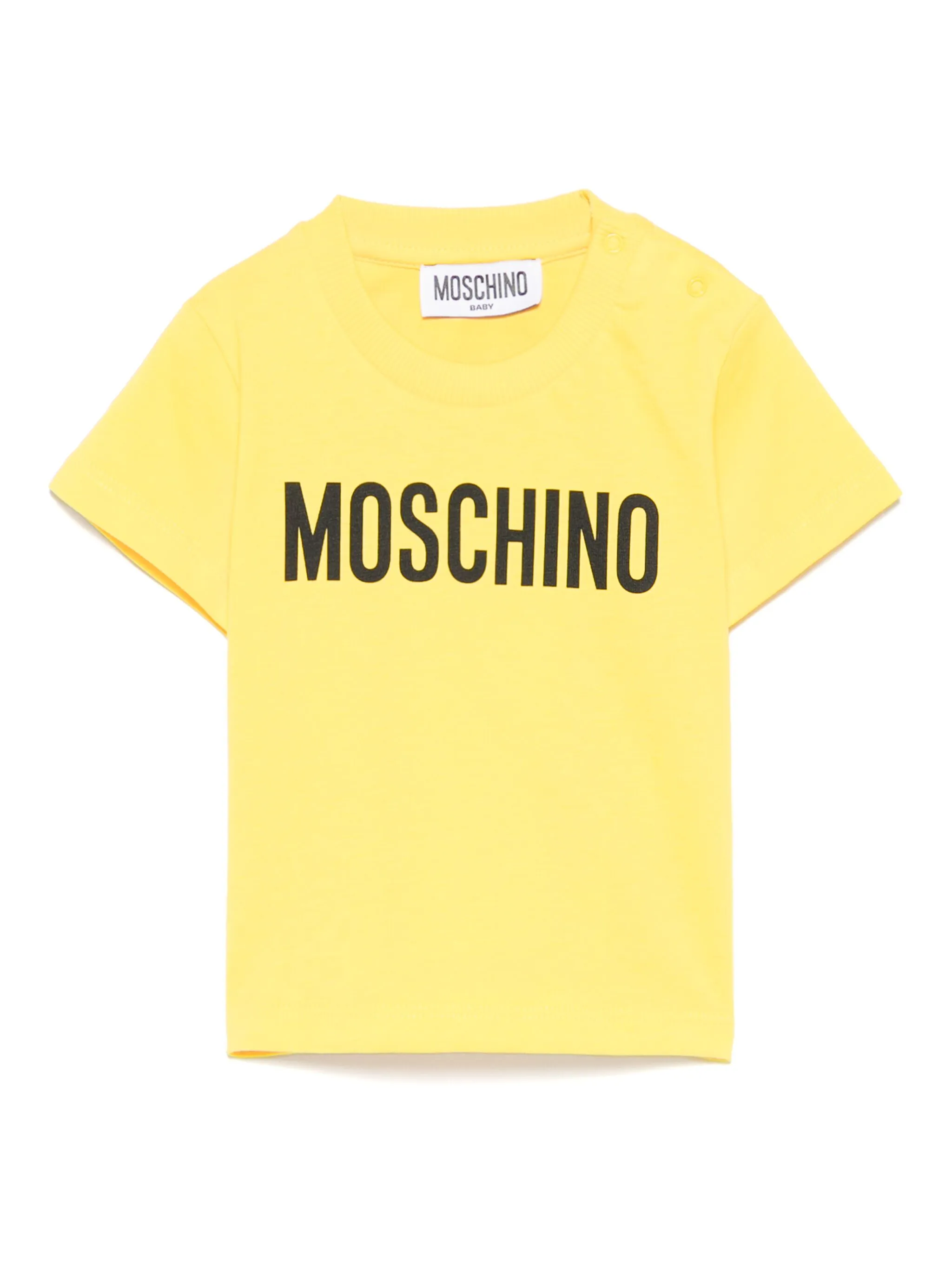 

Футболка с логотипом Moschino Kids, желтый