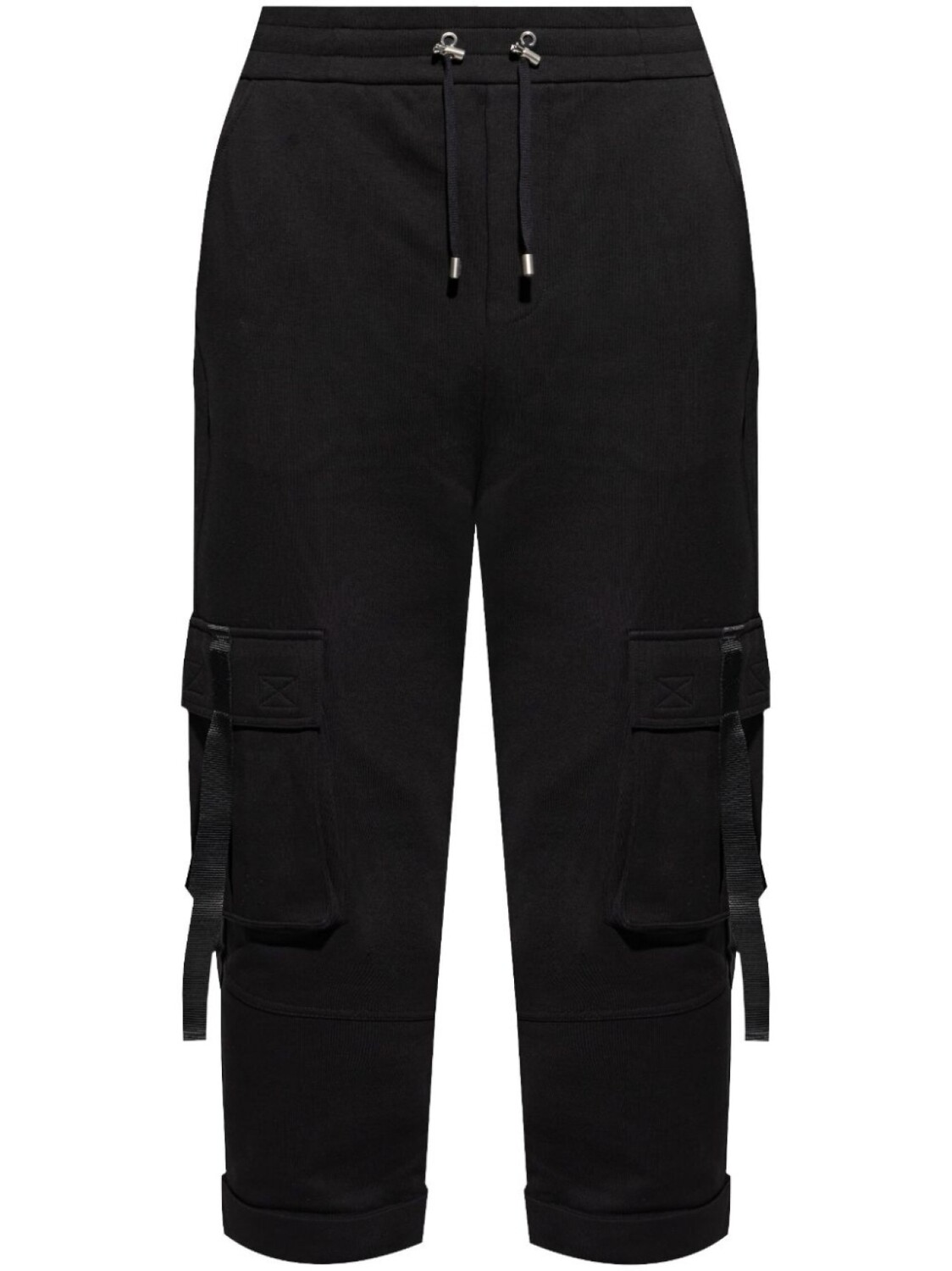 Balmain хлопковые спортивные штаны-карго, черный