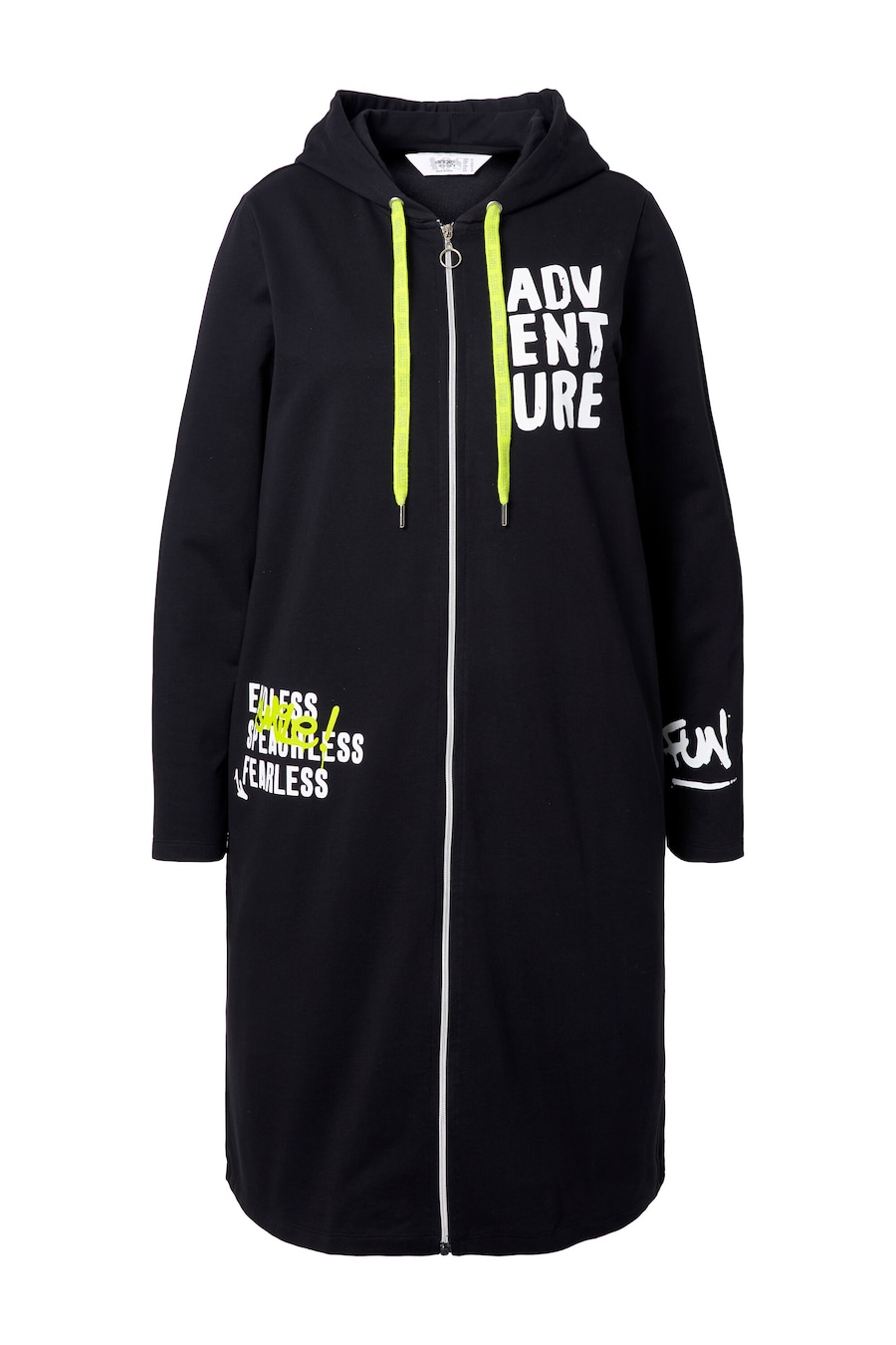 

Толстовка с капюшоном на молнии Angel of Style, черный