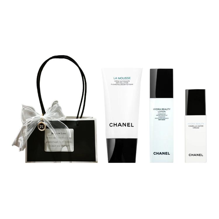 CHANEL Набор Camellia Cleansing Milk+Toner для ухода за кожей увлажняющий, питающий, восстанавливающий, увлажняющий подарок для девушки — фото 2