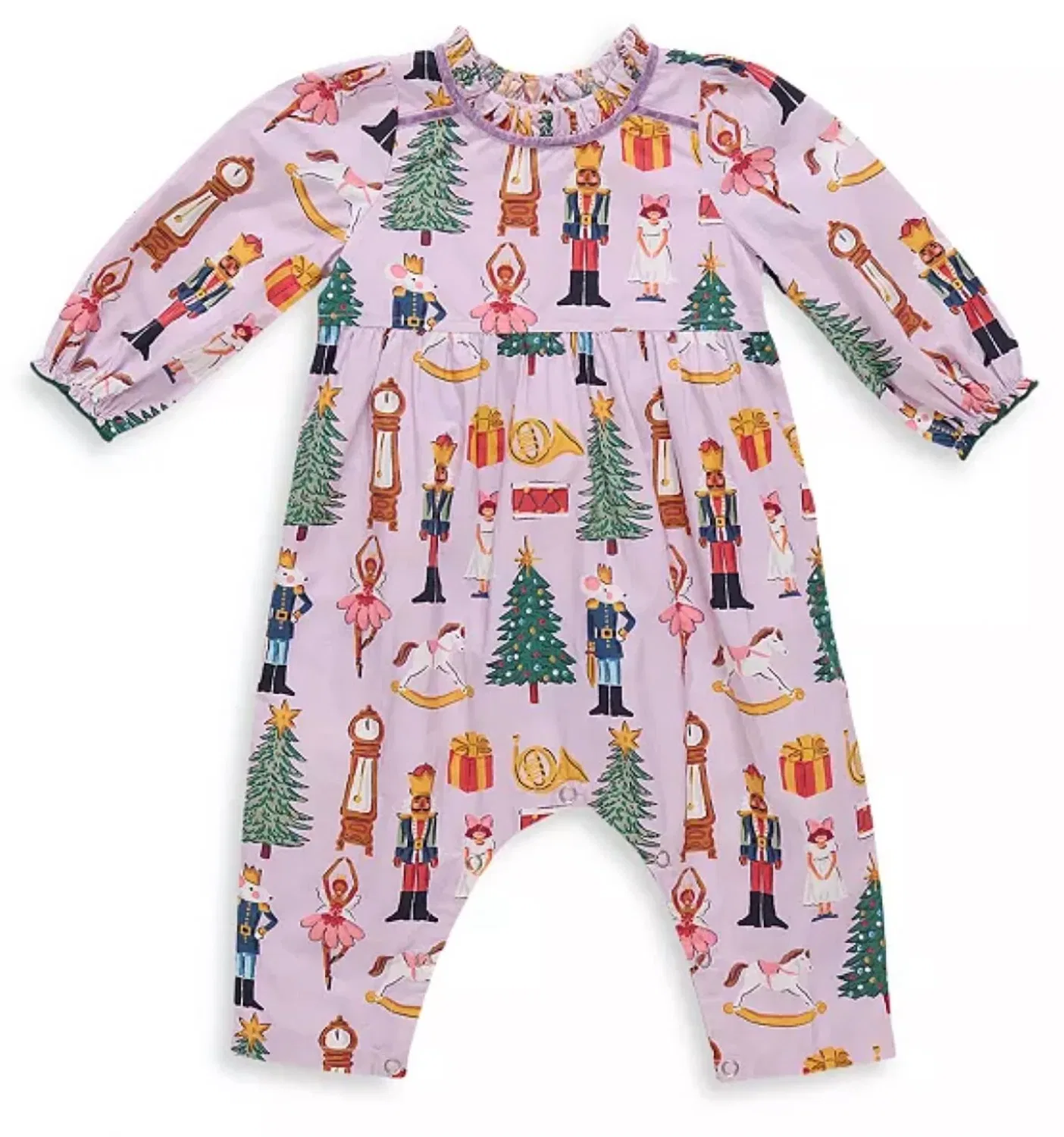 Pink Chicken Charlie Jumper In Lavender Nutcrackers