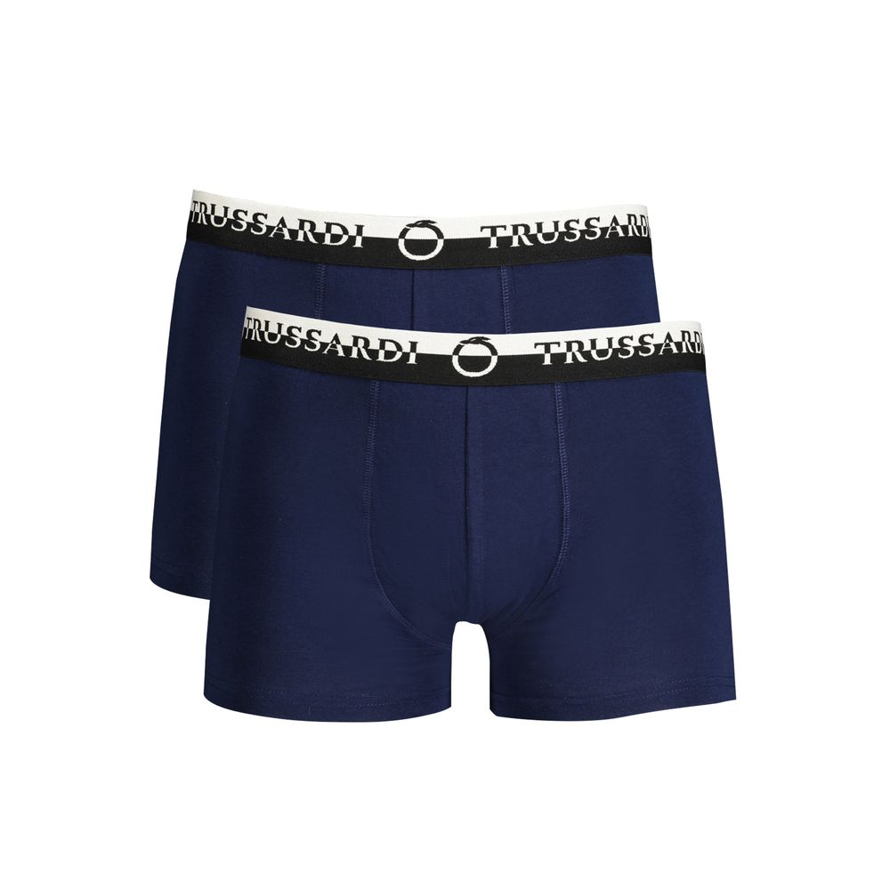 

Синее хлопковое нижнее белье Trussardi