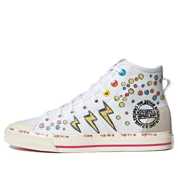 

Кроссовки kasing lung x disney x nizza high Adidas, белый