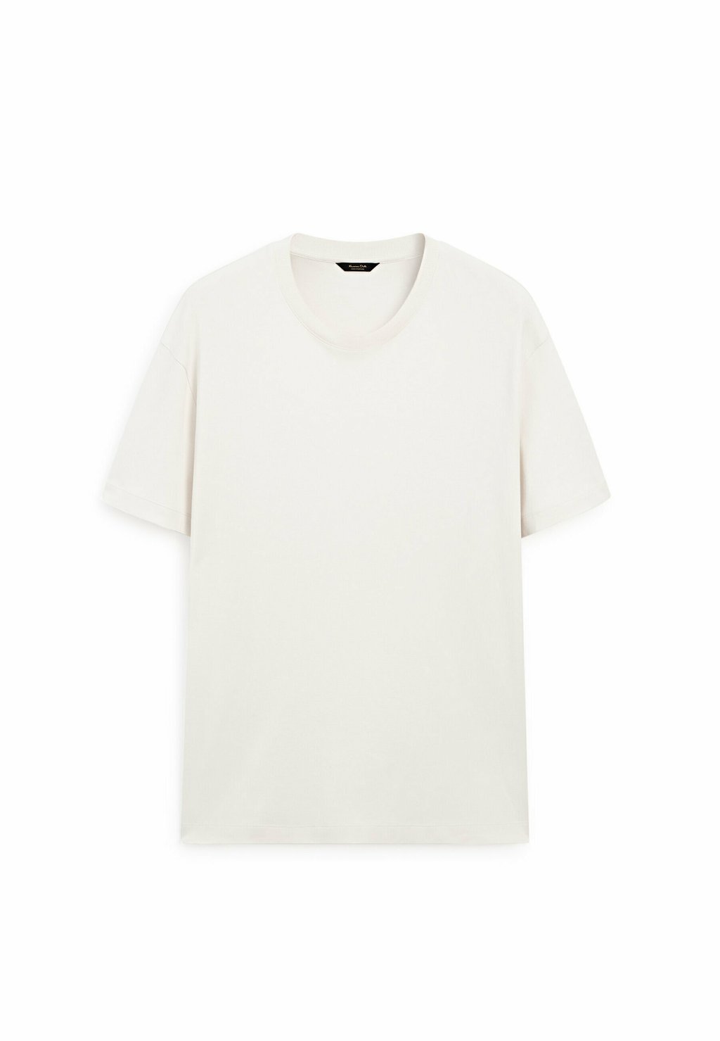 

Базовая футболка SHORT SLEEVE Massimo Dutti, бежевый