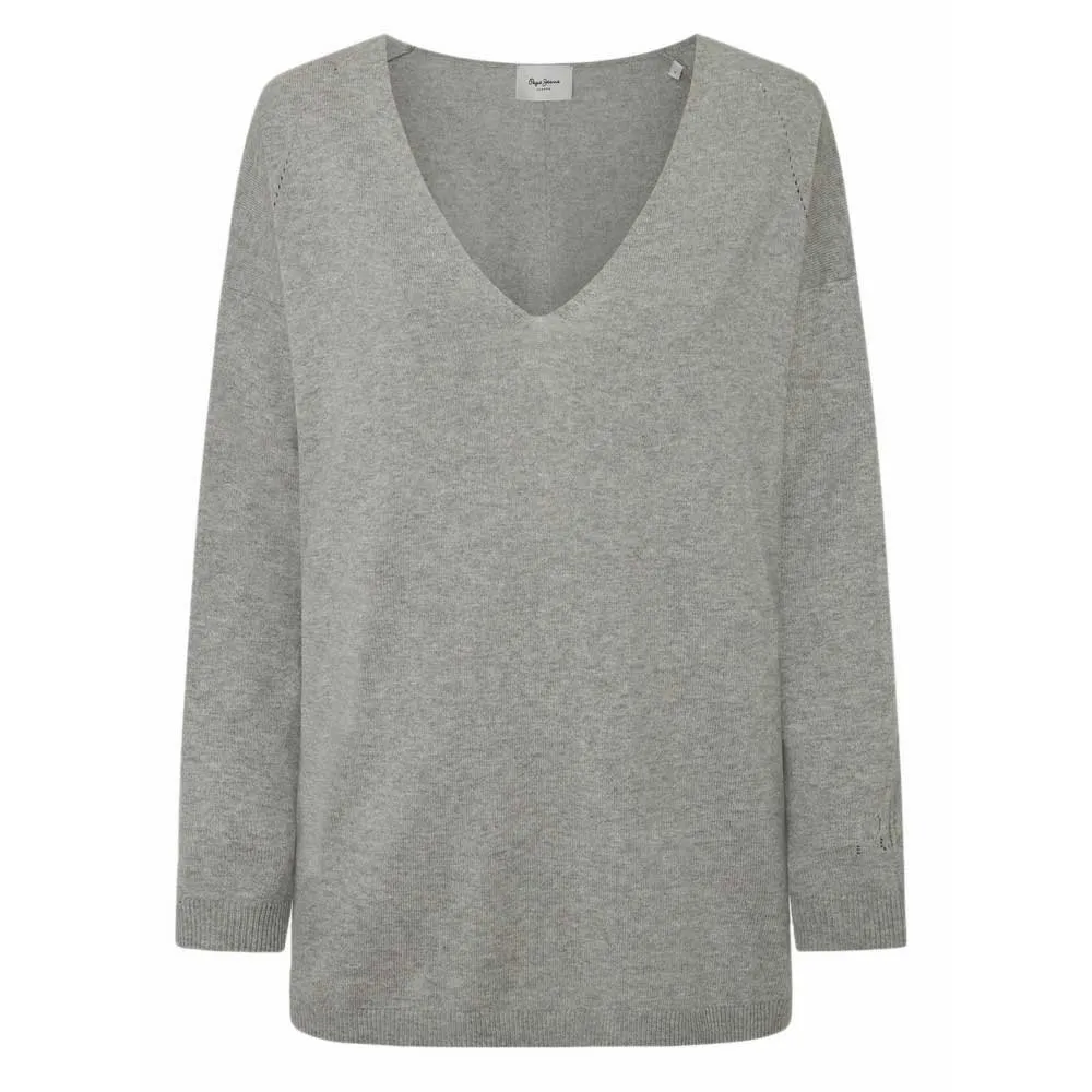 

Свитер Pepe Jeans Isela v neck, серый
