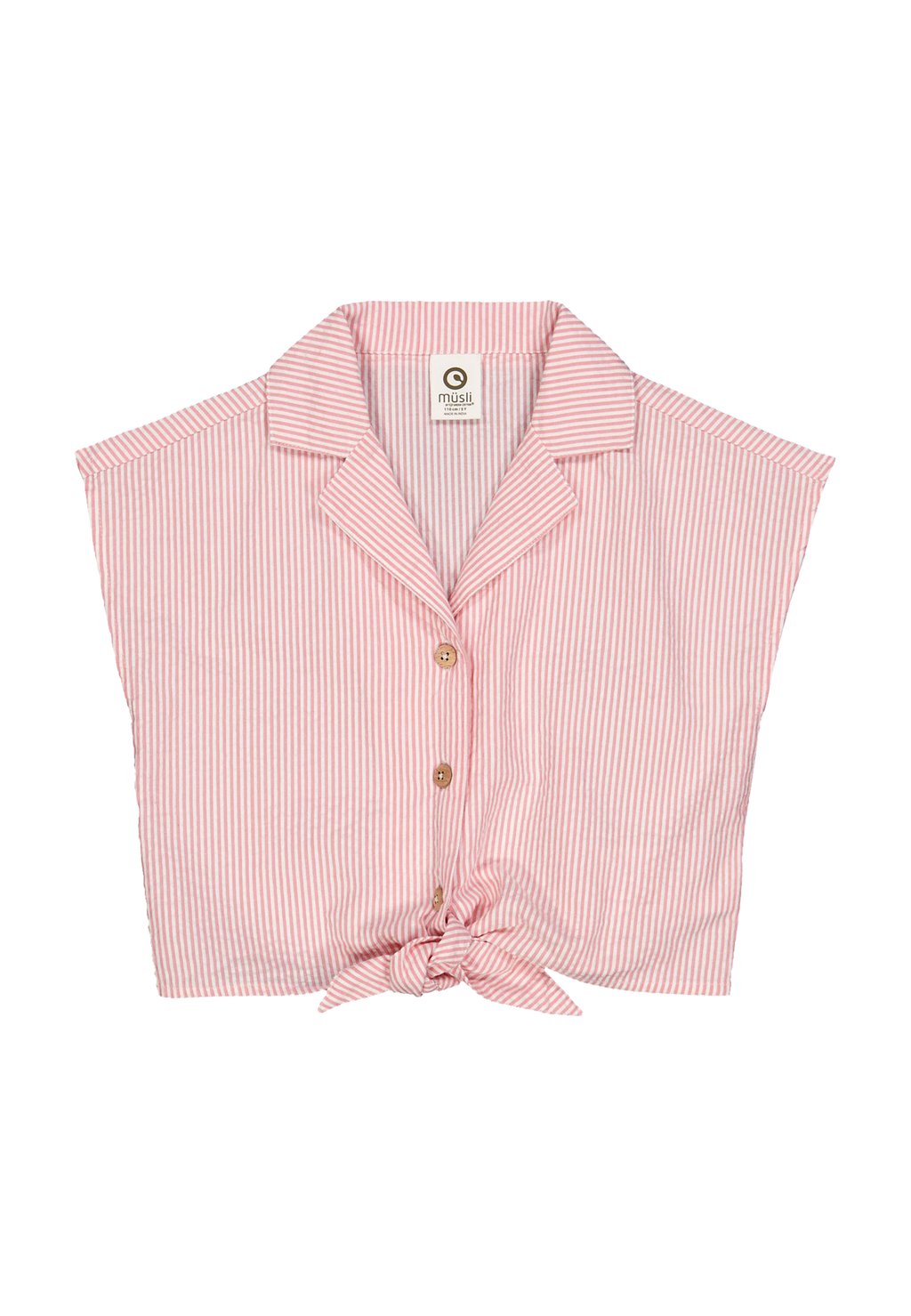 

Рубашка Top Müsli by GREEN COTTON, цвет Balsam Cream-Bubblegum