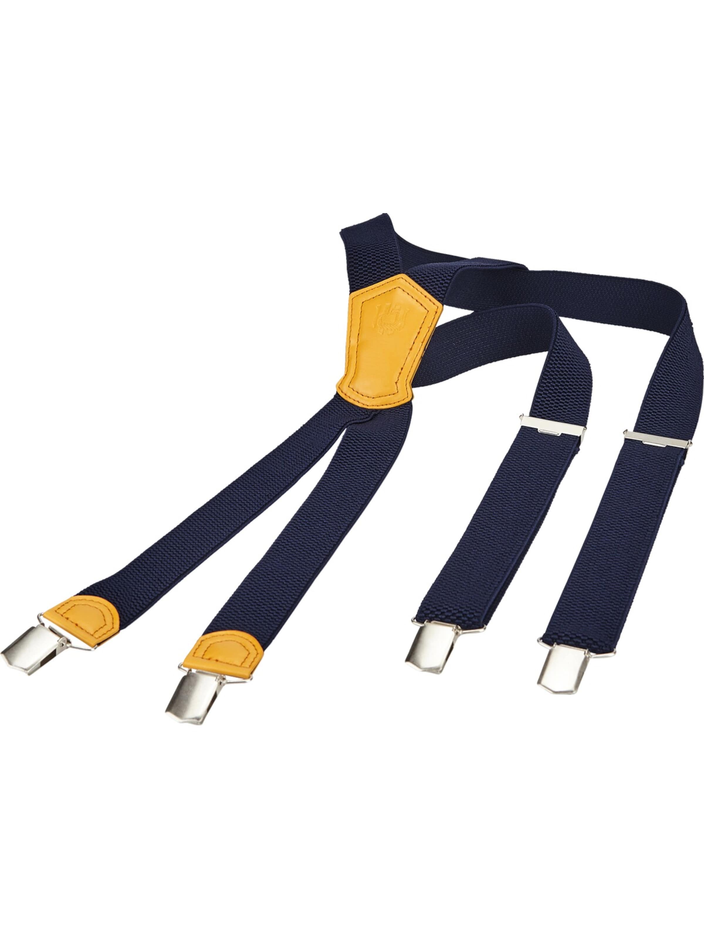 

Jan Vanderstorm Подтяжки 'Toke' в темно-синем цвете