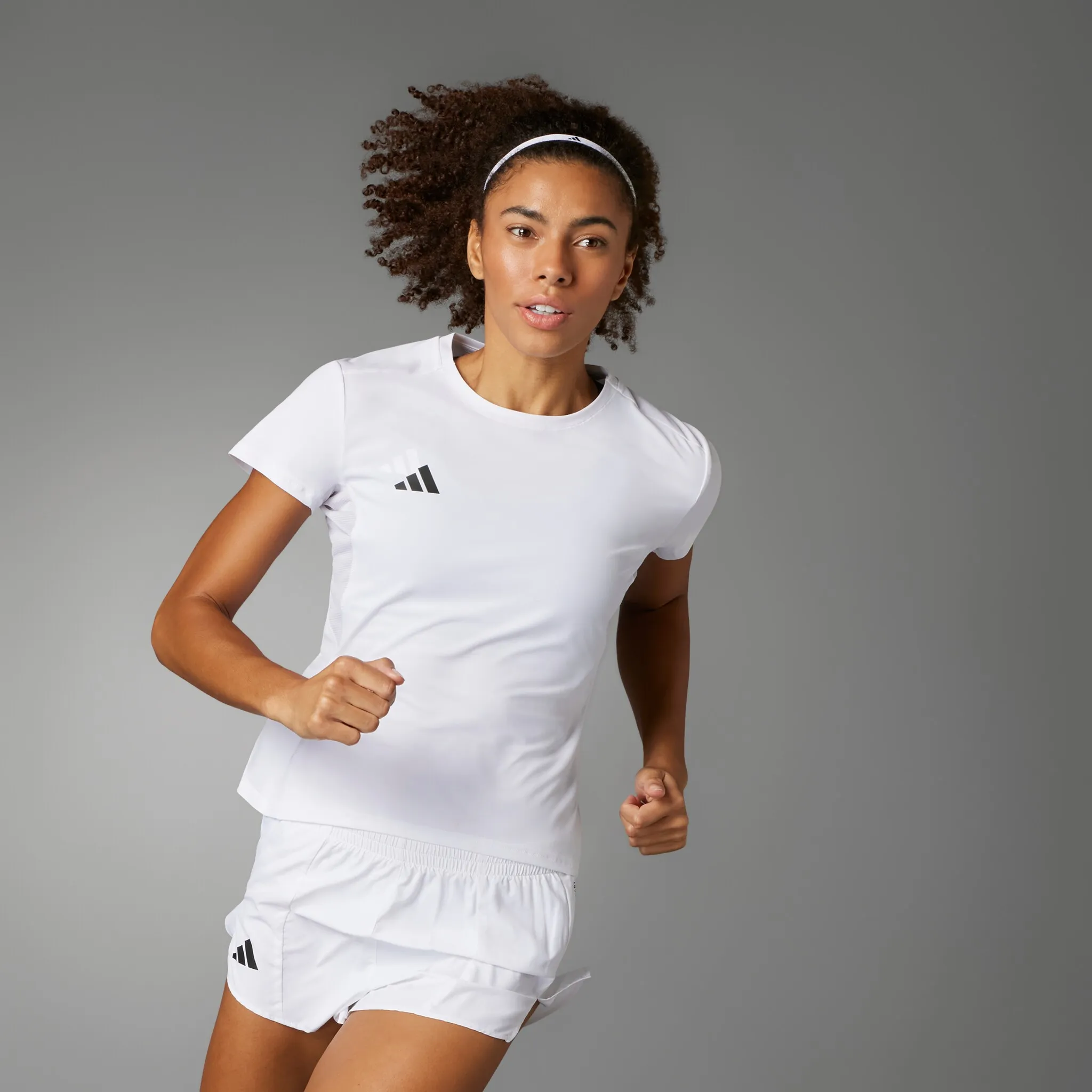 

Футболка для бега adidas Performance "ADIZERO E TEE", белый